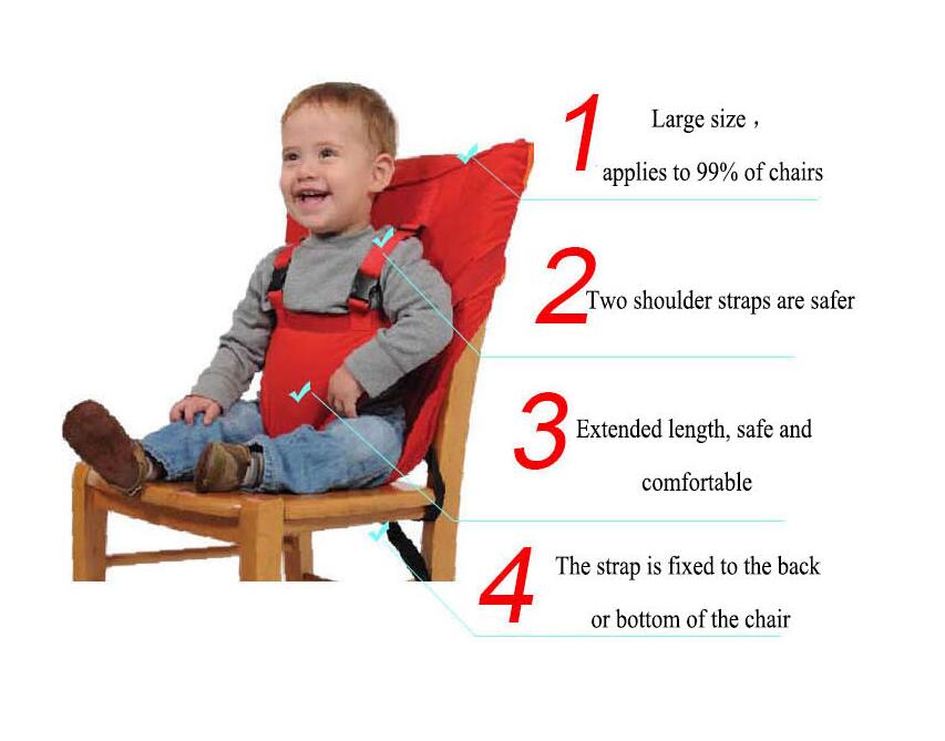 Kids Chair Baby Chair Travel Foldable Washable Infant Dining High Dinning Cover Seat Safety Belt Feeding Baby Care Accessories Kids Chair Baby Chair Travel Foldable Washable Infant Dining High Dinning Cover Seat Safety Belt Feeding Baby Care Accessories